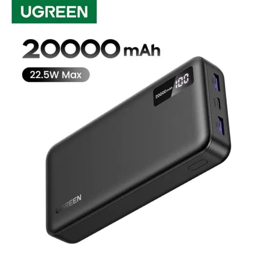 UGREEN 20000mAh PD 20W 보조배터리 고속 충전 휴대용 보조배터리 30W 외장 배터리