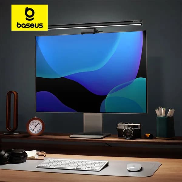 Baseus 스크린 라이트 책상 램프 컴퓨터 라이트 스크린 교수형 라이트 LCD 모니터 노트북 라이트 USB 연구 읽기 램프