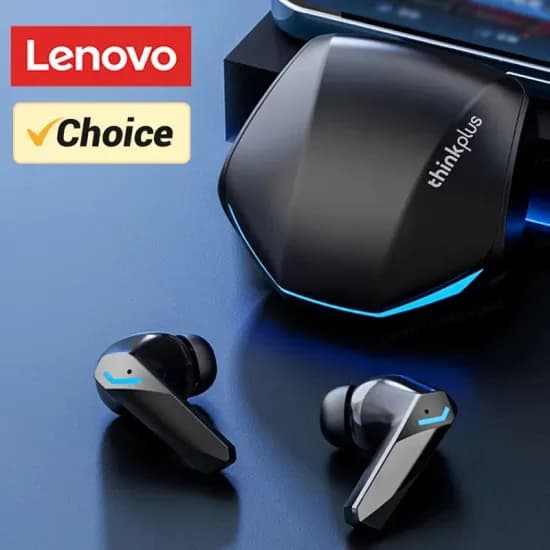 Choice Lenovo GM2 Pro 이어폰 블루투스 5.4 마이크가 장착된 헤드폰 9D 스테레오 프로 6 이어버드 듀얼 모드 음악 게임 무선 헤드셋