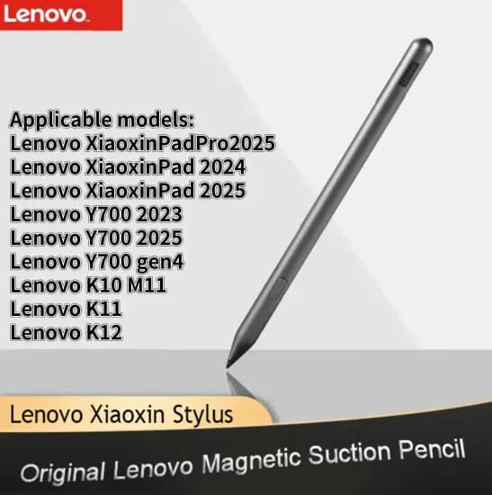 Lenovo Original Stylus Pen for Tablet Legion Y700 2025 Xiaoxin Pad 2024/2025 TypeC 충전 자기 드로잉 펜 팜 거부