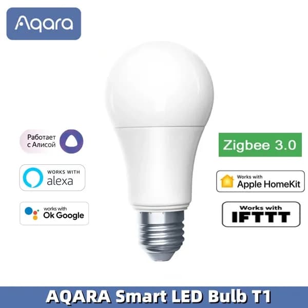 Aqara 스마트 LED 전구 T1 조정 가능한 흰색 Zigbee 3.0 E27 6500K