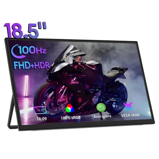 ZEUSLAP-Z18S 18.5인치 FHD 100Hz 100%sRGB 300nit 무광 IPS 패널 모니터