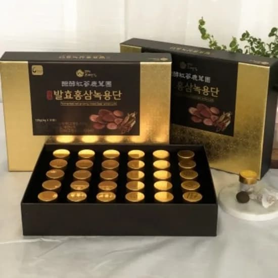 발효홍삼 녹용단 4g 30환 쇼핑백 포함