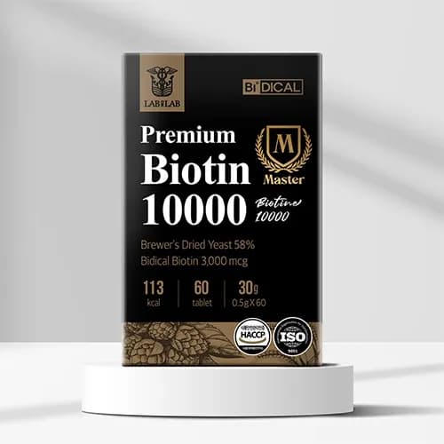 랩온랩 비디컬 독일 맥주효모 비오틴 500mg 60정