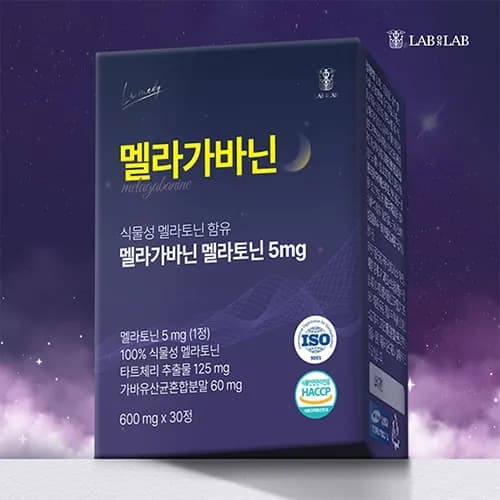 랩온랩 라메디 멜라가바닌 멜라토닌 5mg함유 30정