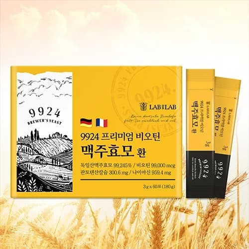 랩온랩 9924 맥주효모 환 스틱형 3g x 60포