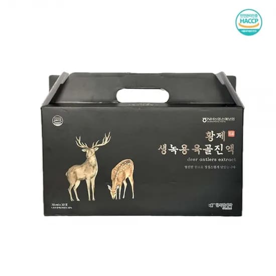 황제 생녹용 육골진액 70ml 30포 녹용추출물 30%함유