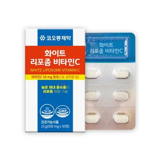 화이트 리포좀 비타민C 500mg 30정
