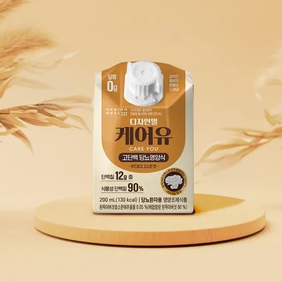 케어유 고단백 당뇨 균형영양식 200ml 24팩 1박스 2종 택1