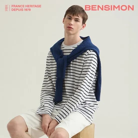 25SS 남성 스트라이프 티셔츠 2종 택1