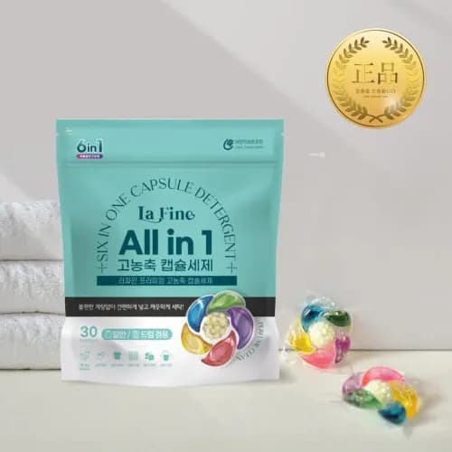 라파인 프리미엄 고농축 캡슐세제 15g 30캡슐