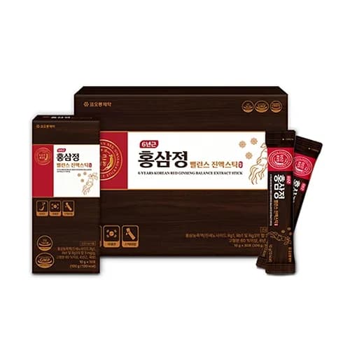 6년근 홍삼정 밸런스 진액스틱 10g 10포 3개
