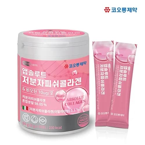 앱솔루트 저분자피쉬 콜라겐 2g 30포입