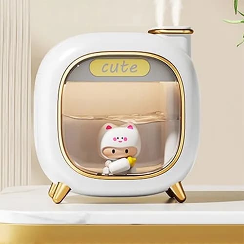 저소음 간접조명 탁상 무선 가습기 색상 옵션선택