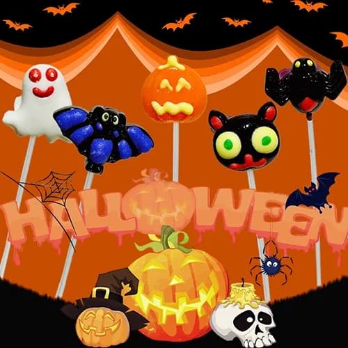 할로윈 5종 막대사탕 롤리팝 30cm 20개