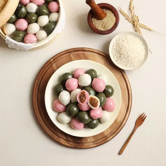 바로먹는 말랑 깨송편 600g x 2개