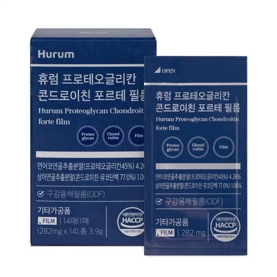 휴럼 프로테오글리칸 콘드로이친 포르테 필름 282mg 14매 1케이스
