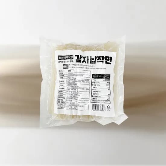 중국당면 감자 납작면 1kg 4개 1박스 총 4kg 냉동
