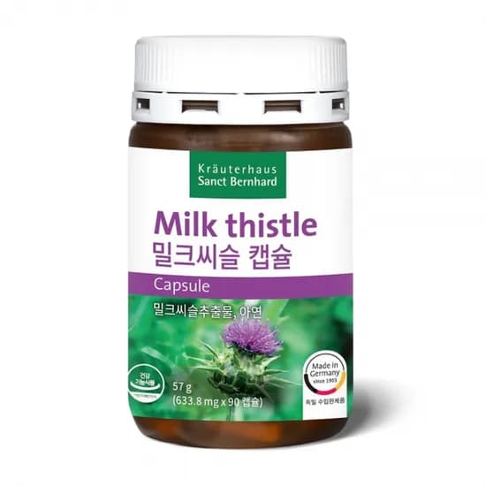 휴럼 독일 상트베른하르트 밀크씨슬 663.8mg 90캡슐 1통