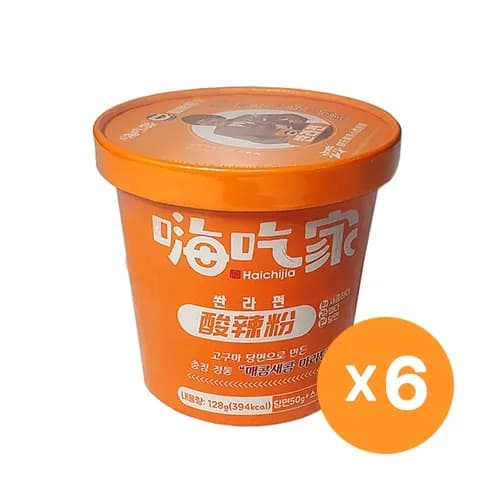 해츠쟈 쏸라펀 마라탕면 128g 6입
