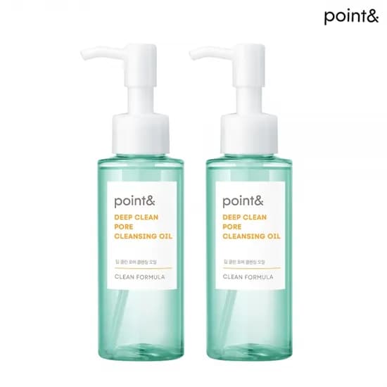 POINT& 딥클린 포어 클렌징오일 100ml 2개