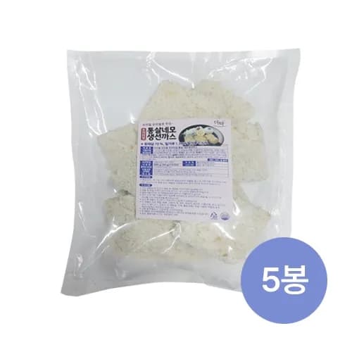 우리밀 네모 생선까스 3kg 5봉