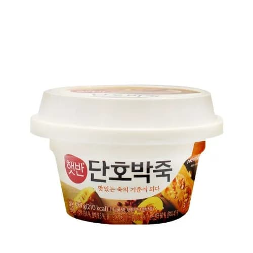 CJ 햇반 단호박죽 267g 1개
