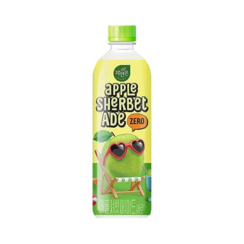 자연은 애플셔벗 에이드 제로 500ml*24입 x 1박스