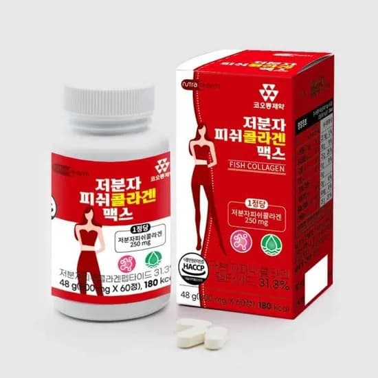 저분자 피쉬콜라겐 맥스 800mg 60정