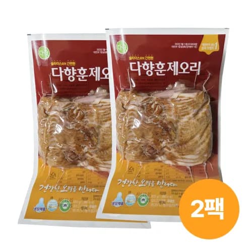 다향 훈제오리 슬라이스 600g x 2팩