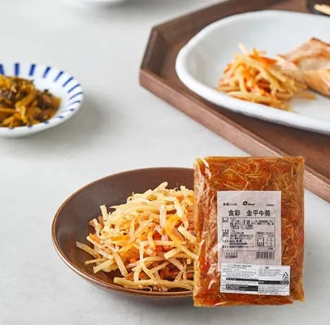 오오호리 긴피라고보 우엉, 당근 절임 1kg x 2팩 2kg