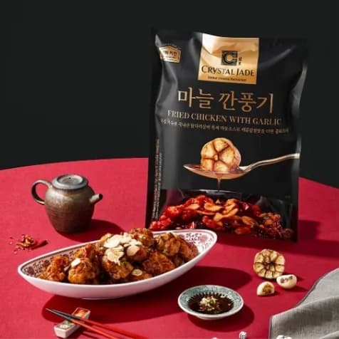 크리스탈제이드 마늘깐풍기 453g x 4팩