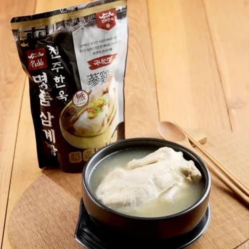 전주한옥 명품삼계탕 1kg x 2봉 2kg