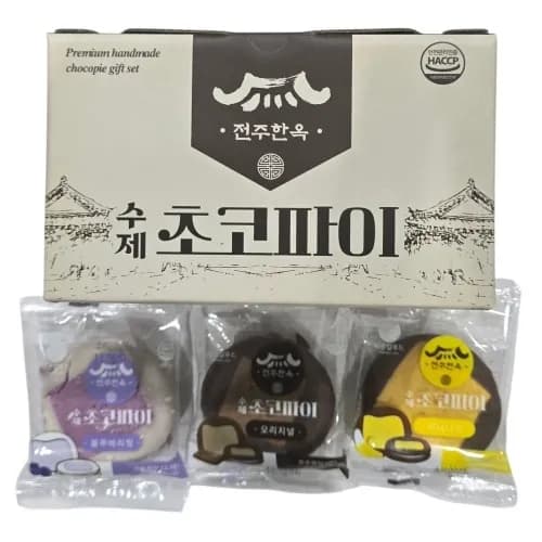 전주한옥 미니 초코파이 오리지널 블루베리 바나나 외 다양 20개입