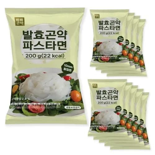 빼빼곤약 발효곤약파스타면 200g 10팩 1박스