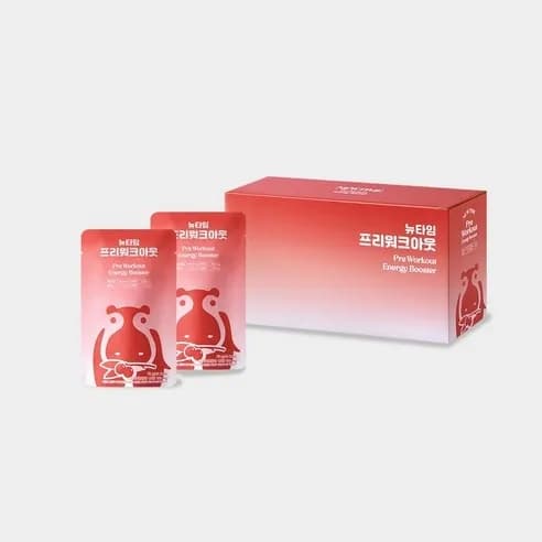뉴타임 프리워크아웃 헬스부스터 70ml 30포입 아르기닌 5000mg함유