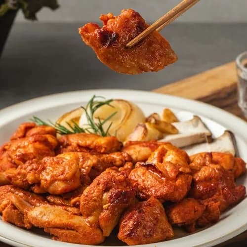 순살 닭갈비 간장 양념 500g 4팩 1박스