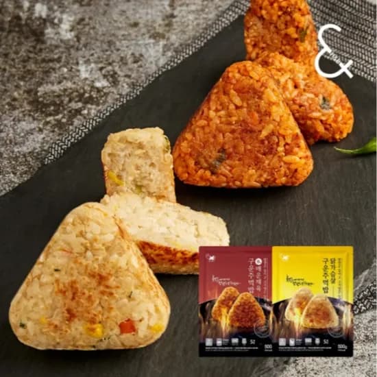 닭가슴살 구운주먹밥 매운제육 구운주먹밥 500g 5입 x 5봉