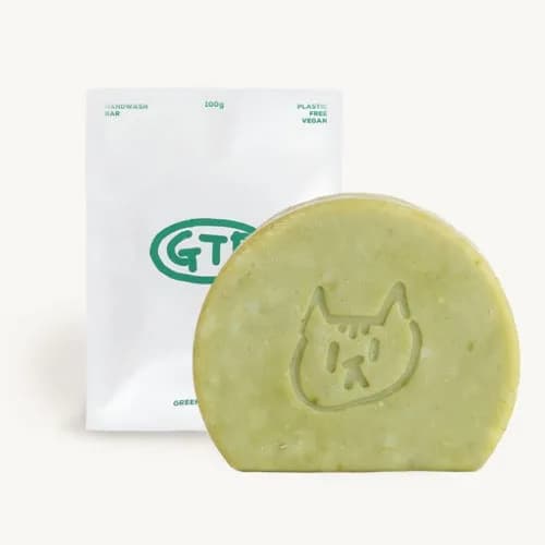 그린태비 비건 시금치 설거지비누 100g 설거지 과일세척