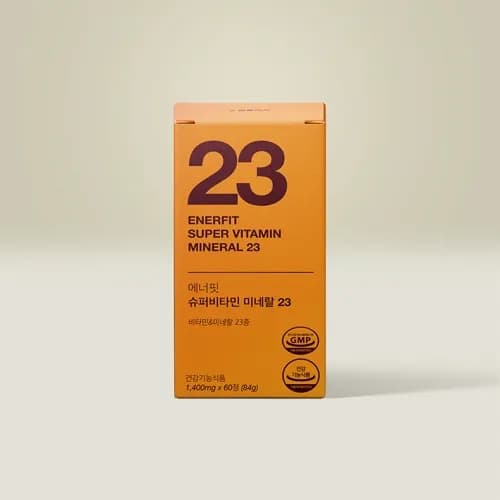 에너핏 슈퍼 비타민 미네랄 23 1400mg 60정 1박스