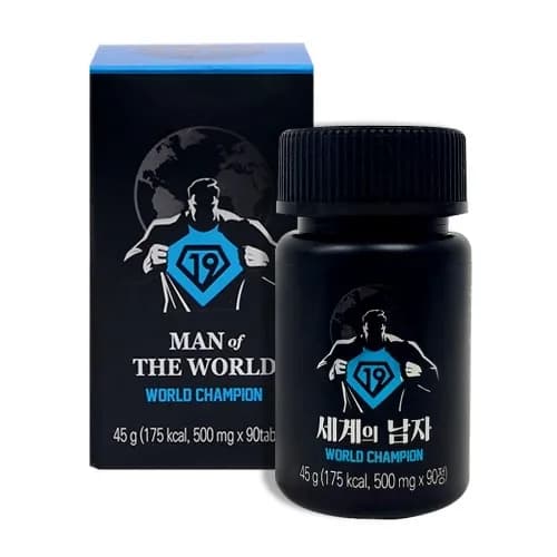 세계의 남자 500mg 90정 1박스
