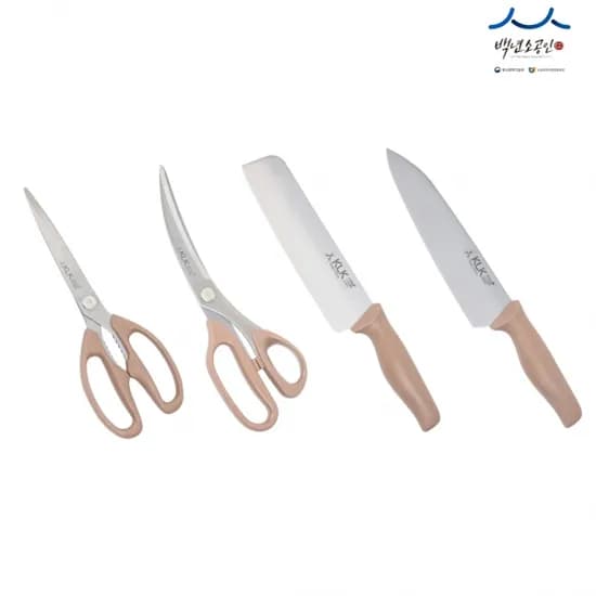 100년 소공인명인 국내 항균 주방 칼/가위 4종 골라담기(3개이상)