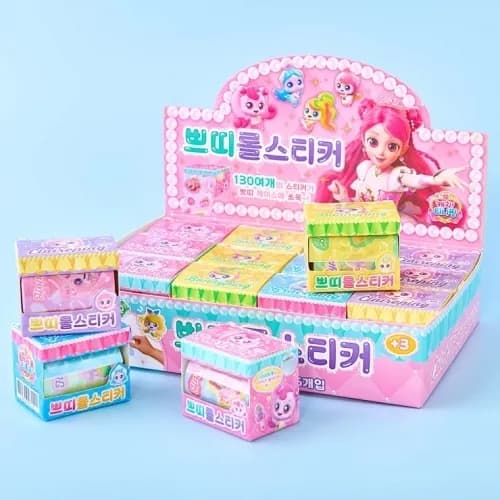 프린세스 캐치티니핑 쁘띠 롤 스티커 16EA