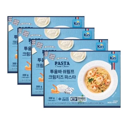 끼리 투움바 쉬림프 크림치즈 파스타 300g x 4팩