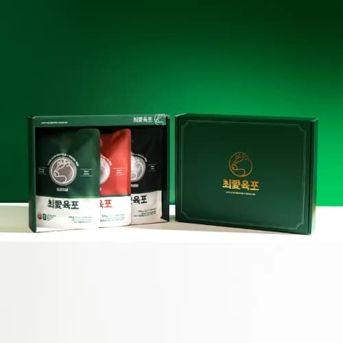 선물세트 525g 3가지맛 (오리지널 175g + 스파이시 175g + 블랙페퍼 175g) x 1박스 (무료배송)