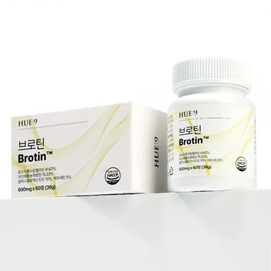 효소 브로멜라인 브로틴 600mg x 60정 (무료배송)