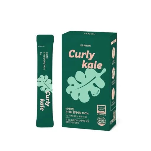 폴란드산 유기농 100% 컬리 케일 동결건조 분말 2g*14포