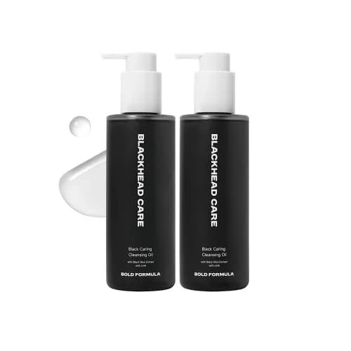 볼드포뮬러 블랙 케어링 클렌징 오일 200ml (총2개) (무료배송)