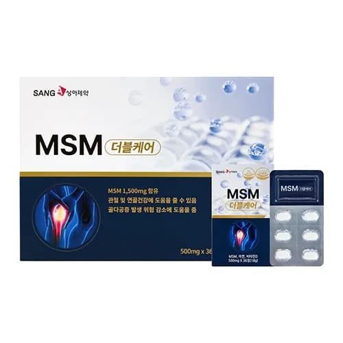 MSM 더블케어 500mg x 36정 x 10개입(180g) (무료배송)