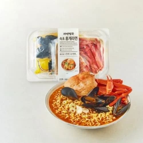 속초 홍게라면 580g(2인분) x 5개 (무료배송)